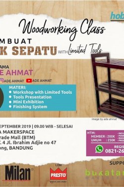 Workshop Woodworking Class With Limited Tools
